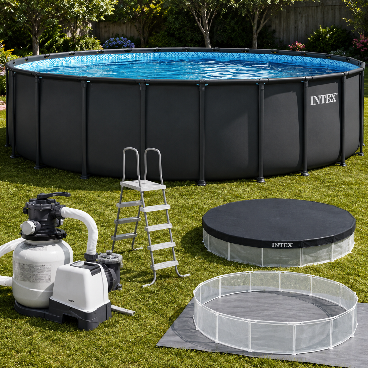 Intex Ultra XTR 24' x 52' above-ground pool set